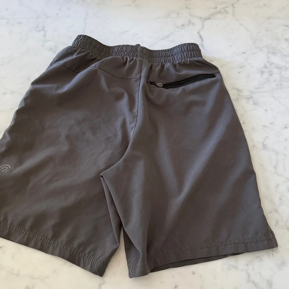 Champion Boys Athletic Shorts Size 6 Gray Performance Gym Active Kids